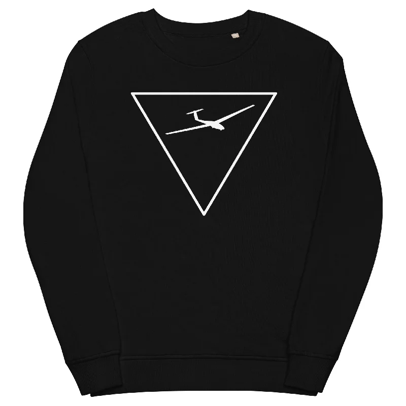 Dreieck und Segelflugzeug - Unisex Premium Organic Sweatshirt Comfy Sweatshirts for Fall