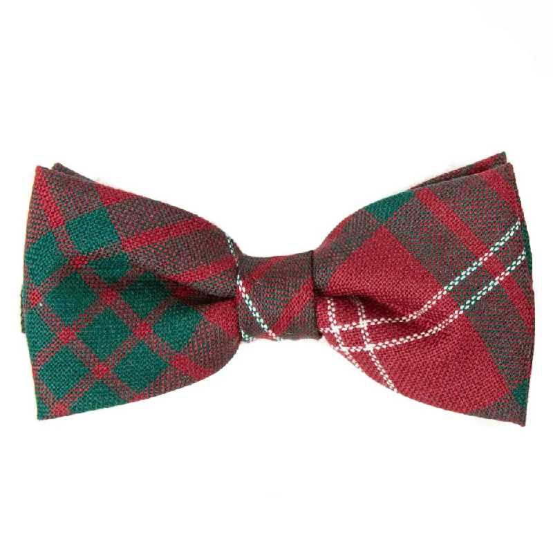 100% Wool Tartan Bow Tie - Crawford Modern