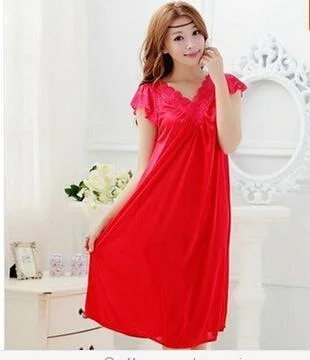 Night Dress For Women V Neck Lace Trimmed Silk Night Gown Nordstrom pajama sets