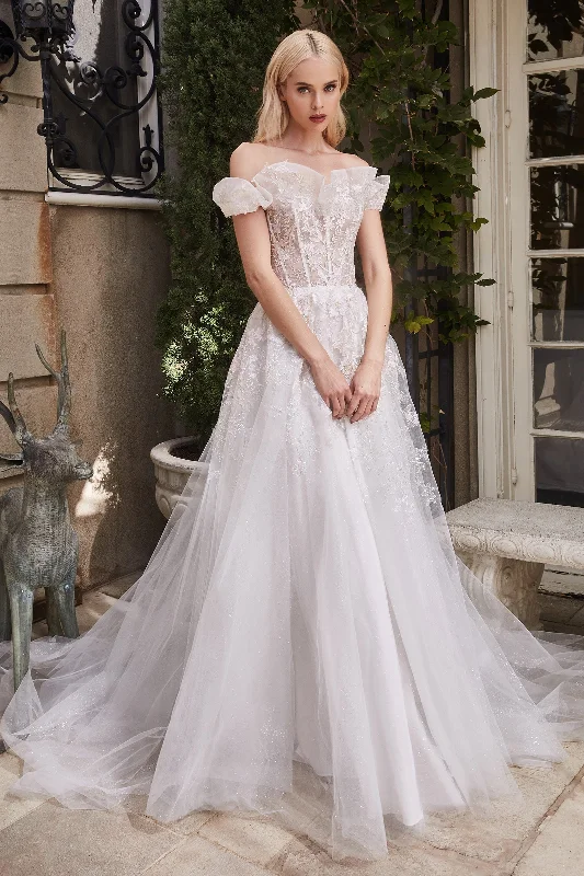Enchanting Cinderella Divine A1090: Your Timeless Bridal Vision Sleeveless Wedding Dress