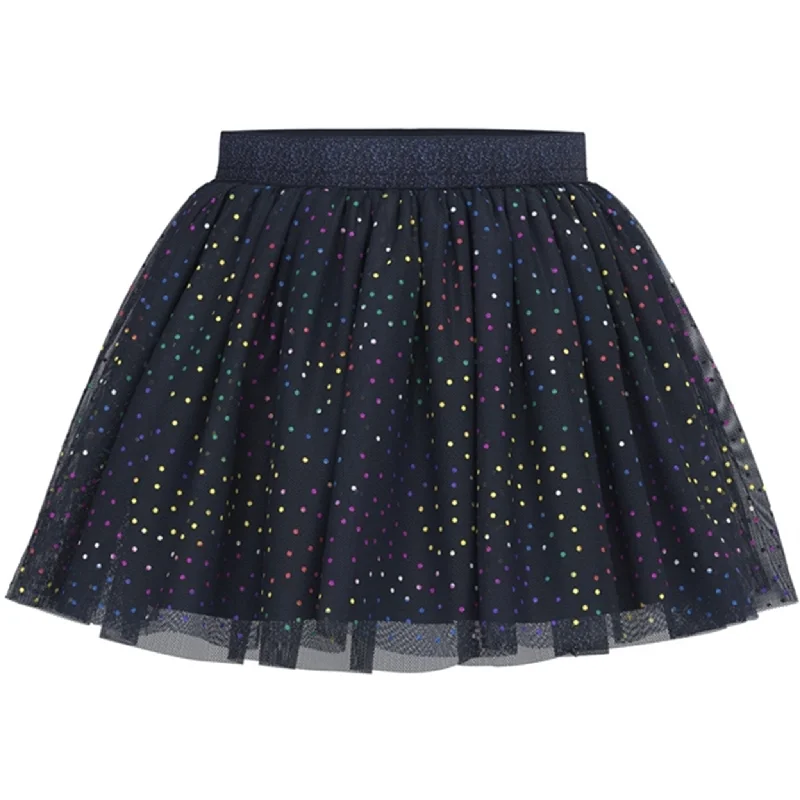 Name it Dark Sapphire Vaboss Dots Skirt High-end unclassified skirts