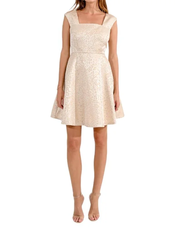Bree Dress In Beige Unique unclassified dresses