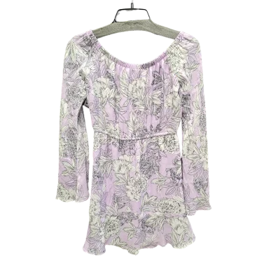 Purple Dress Designer Bardot, Size S Lightweight unclassified dresses