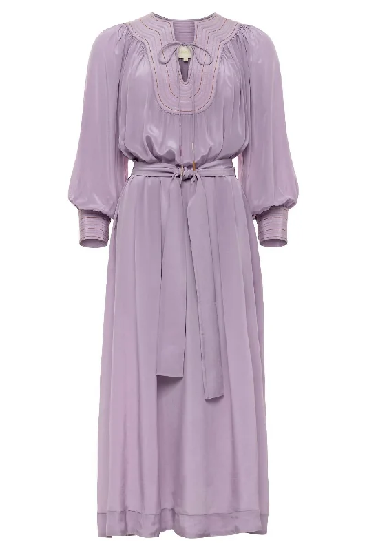 Women's Katya Dress In Lilac Soft fabric unclassified dresses
